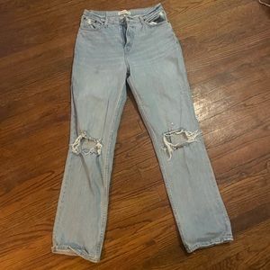 ABERCROMBIE 90s STRAIGHT ULTRA HIGH RISE JEANS